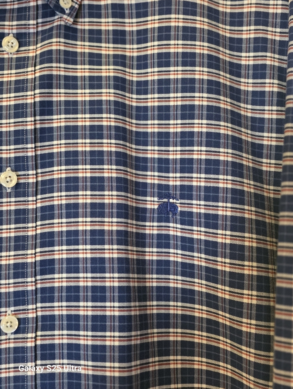 Brooks Brothers 1818 Regent Fit 100% Crisp Supima Cotton No Iron XL EUC - Picture 10 of 10